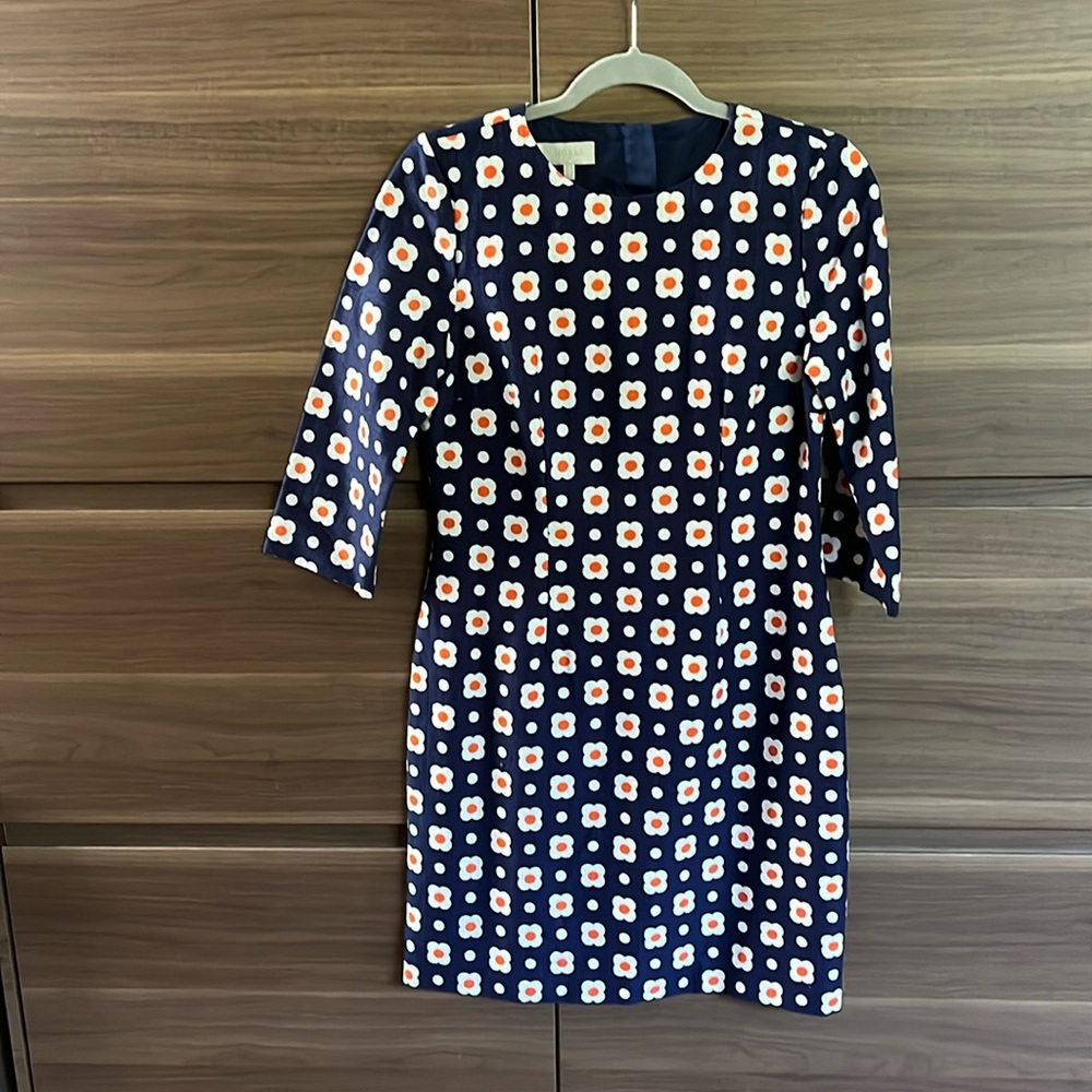 Hobbs dress with Orla Kiely-like pattern Size 6